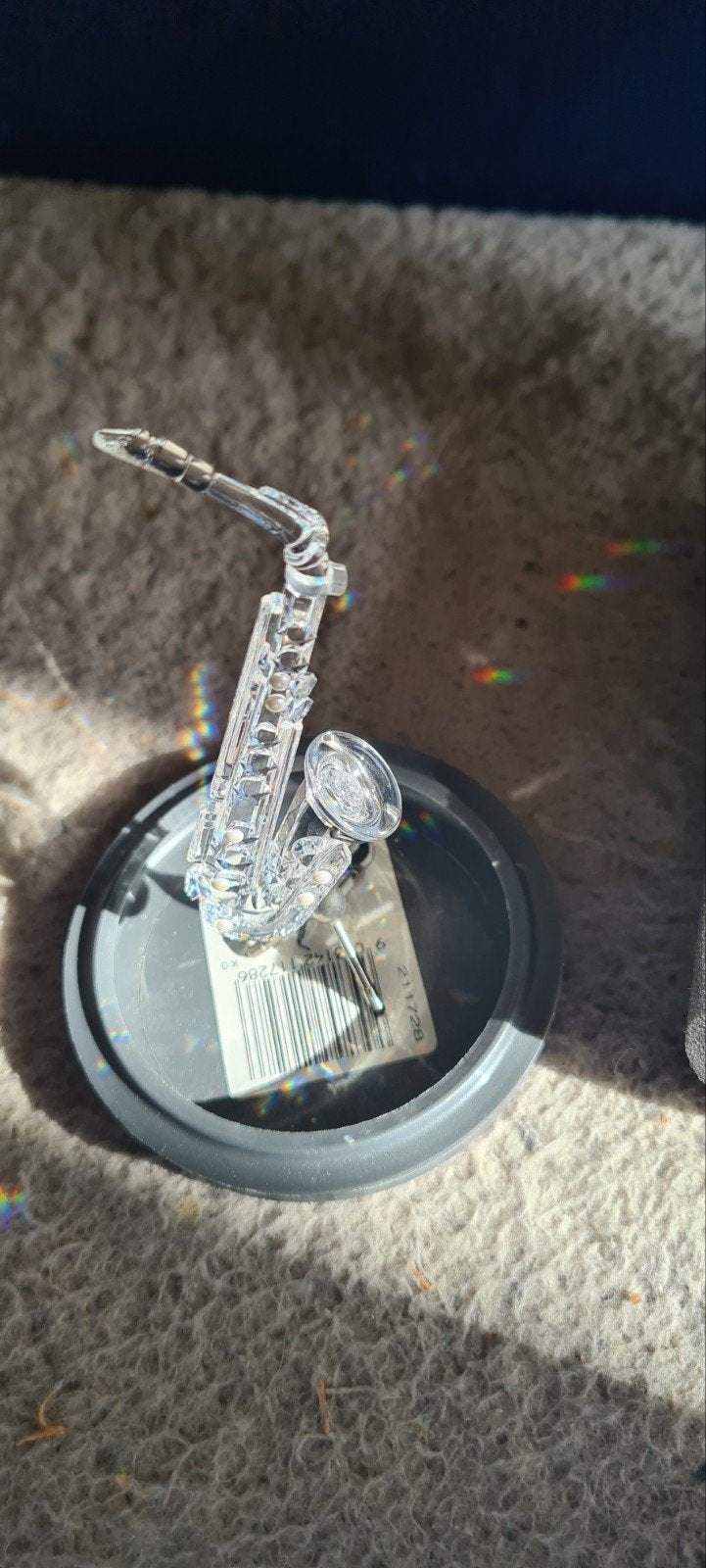 Swarovski Saxofoon, Verzamelen, Ophalen of Verzenden, Zo goed als nieuw, Figuurtje