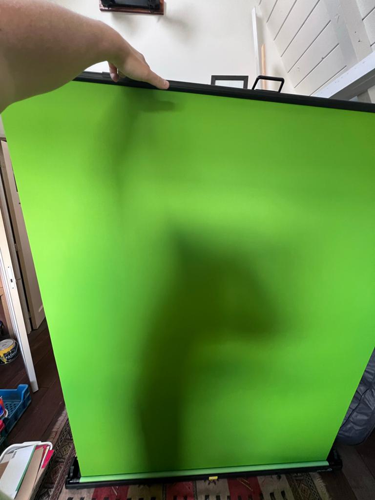 Elgato Green Screen, Audio, Tv en Foto, Fotografie | Fotostudio en Toebehoren, Ophalen, Gebruikt, Achtergrond