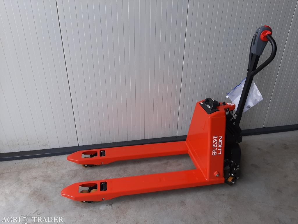 Elektrische Palletwagen 1500 kg compact Lithium ion, -, Niet opgegeven, Ophalen of Verzenden, Zo goed als nieuw