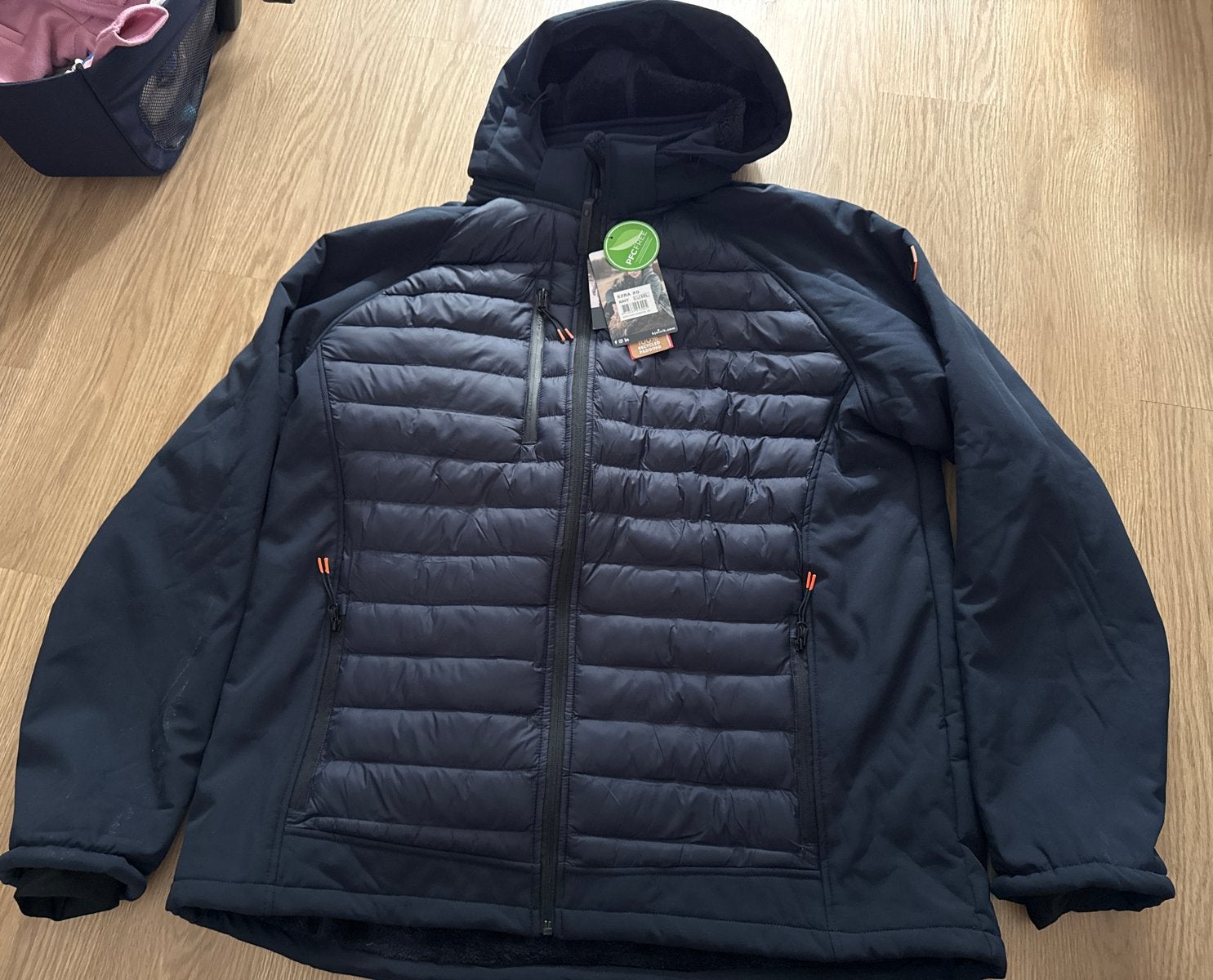 Kjelvik Ezra XG Heren tussen Jas - Navy - Maat 5XL - Nieuw, Kleding | Heren, Ophalen of Verzenden, Nieuw, Overige maten, Blauw