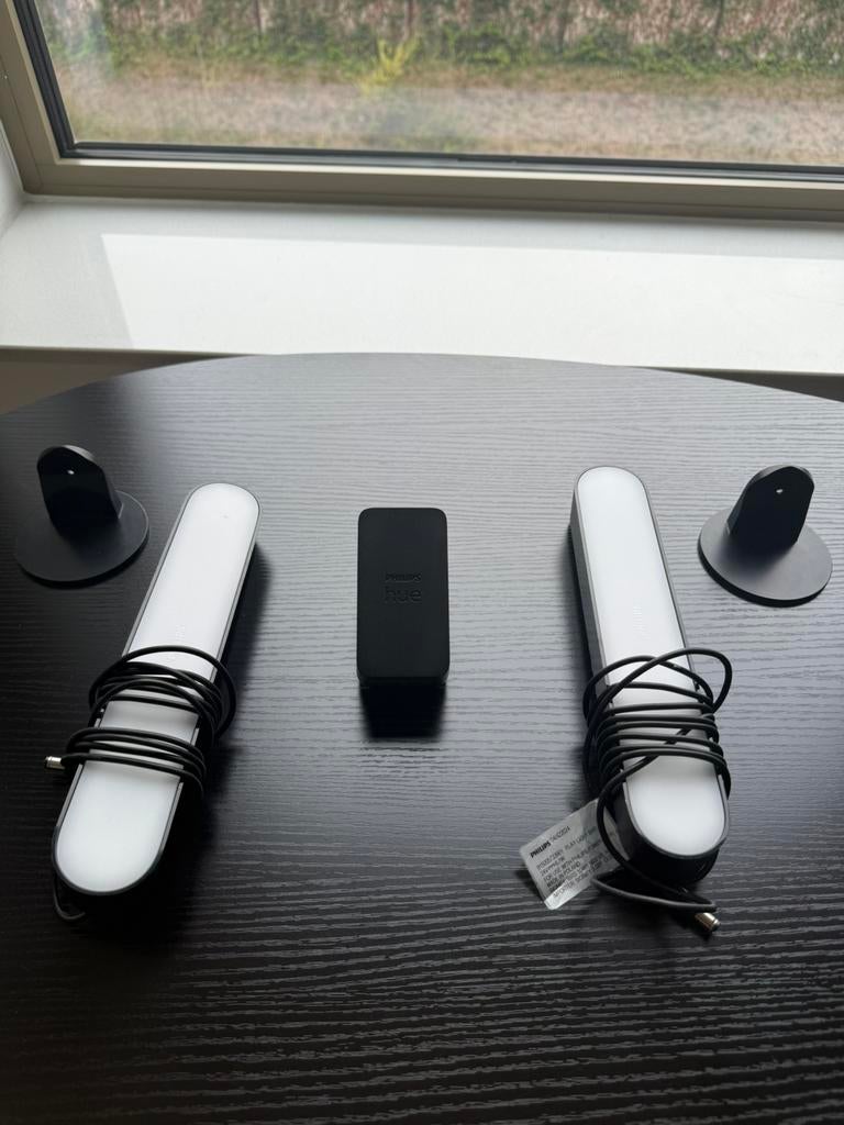 Philips Hue Play Lichtbalk White and Color Zwart (2-pack), Ophalen, Led-lamp, Gebruikt, Minder dan 30 watt