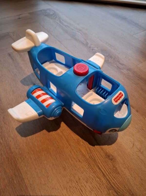 Fisher-Price Little People Vliegtuig, Ophalen of Verzenden, Zo goed als nieuw, Auto of Voertuig, Met licht
