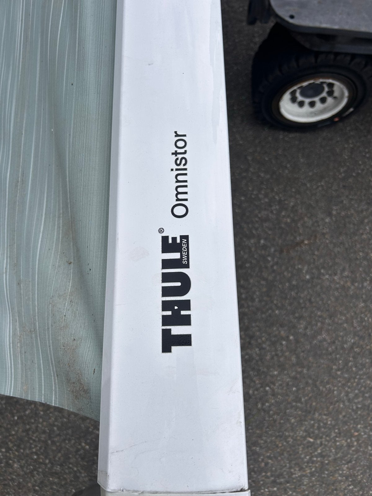 Thule Omnistor 6300 luifel onderdelen - doek en mechanisme, Ophalen of Verzenden, Zo goed als nieuw