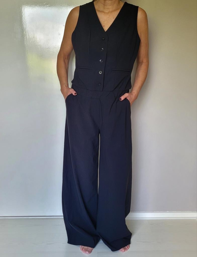Studio Anneloes Bruno jumpsuit XL Zwart Travelstof, Kleding | Dames, Studio Anneloes, Zwart, Maat 46/48 (XL) of groter, Ophalen of Verzenden
