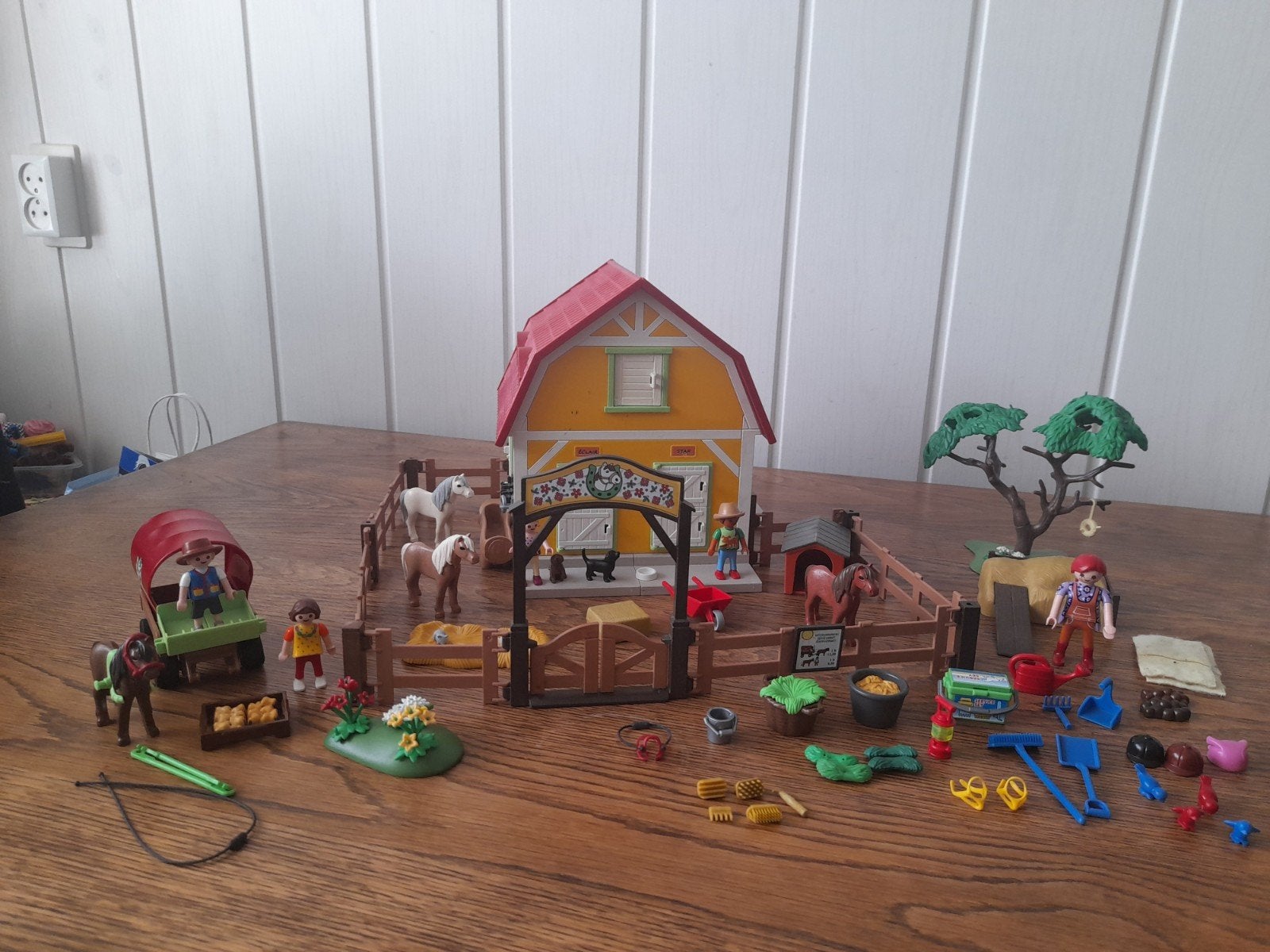 Playmobil pony ranch 5222, Ophalen of Verzenden, Zo goed als nieuw, Complete set