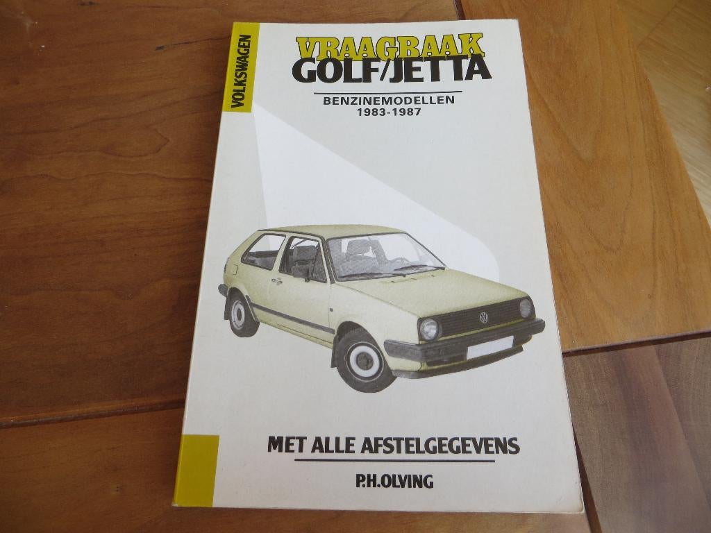 Vraagbaak Volkswagen Golf, Volkswagen Jetta benzine 1983-87, Auto diversen, Ophalen of Verzenden