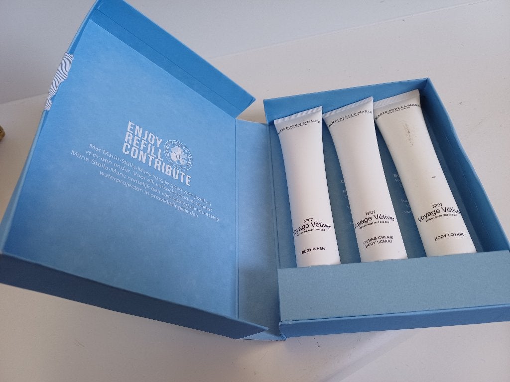 2X MARIE STELLA MARIS DOOSJE 3X 50ML 2X VERSCHILLENDE INHOUD, Sieraden, Tassen en Uiterlijk, Uiterlijk | Lichaamsverzorging, Ophalen of Verzenden