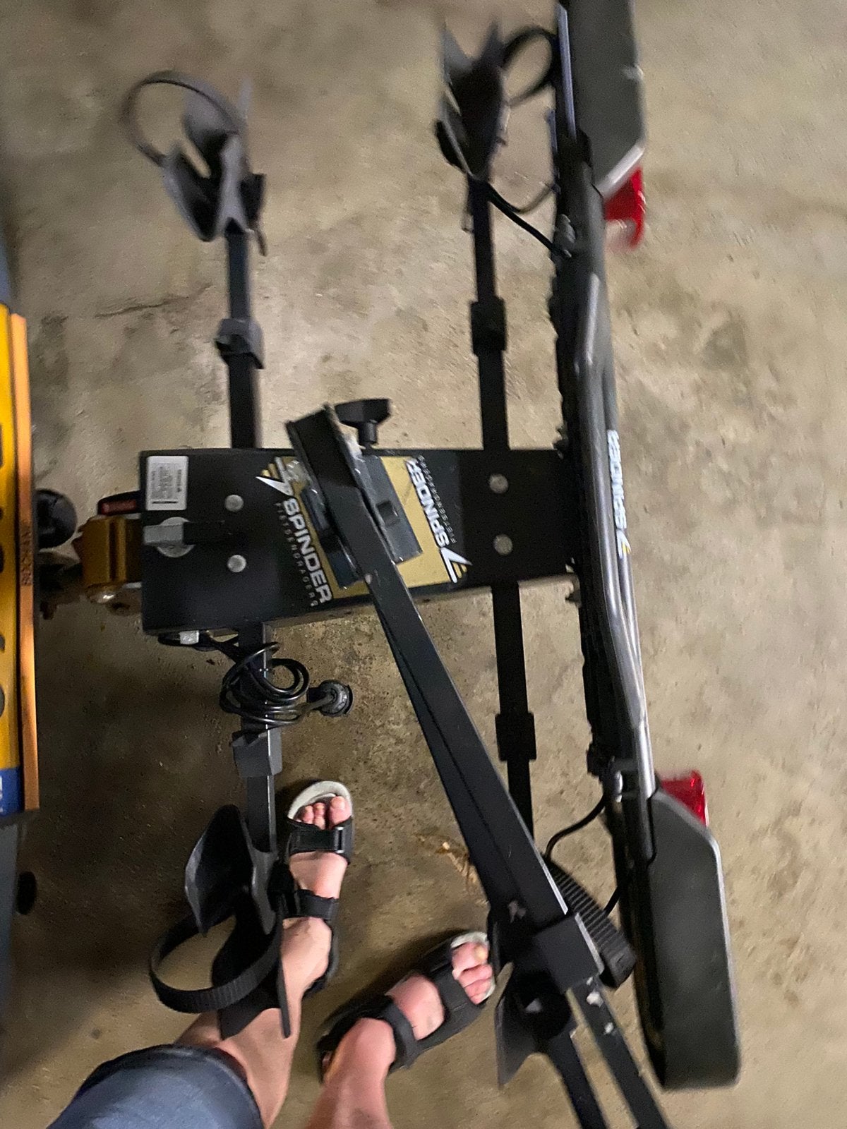 Spinder fietsdager, Auto diversen, Fietsendragers, Ophalen, 2 fietsen, Gebruikt, Trekhaakdrager