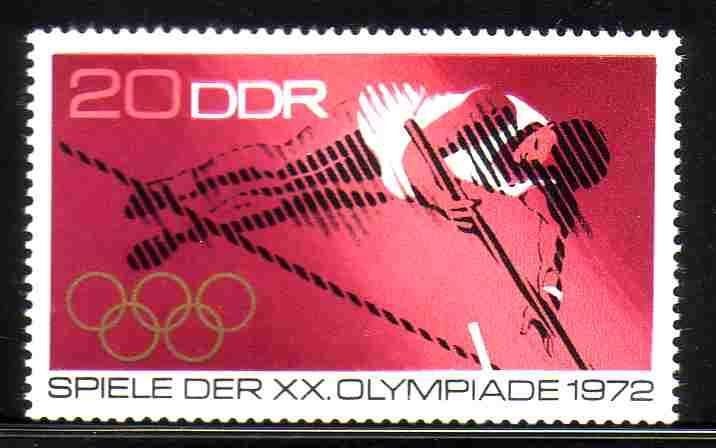 DDR 1972 1755 Olympiade Polstokhoogspringen, Gest, Ophalen of Verzenden, DDR, Gestempeld