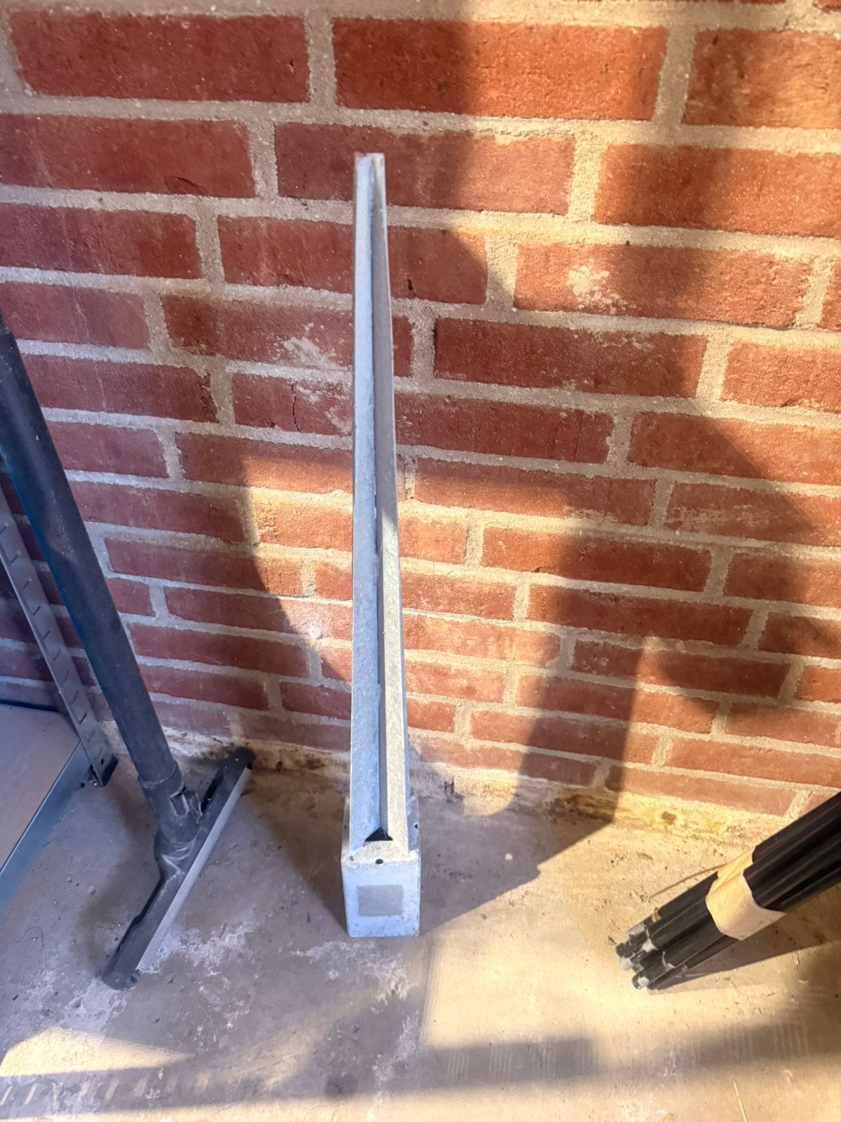 Paalhouder - Verzinkt metaal - 75 cm, Ophalen, Minder dan 25 mm, Overige typen, Nieuw