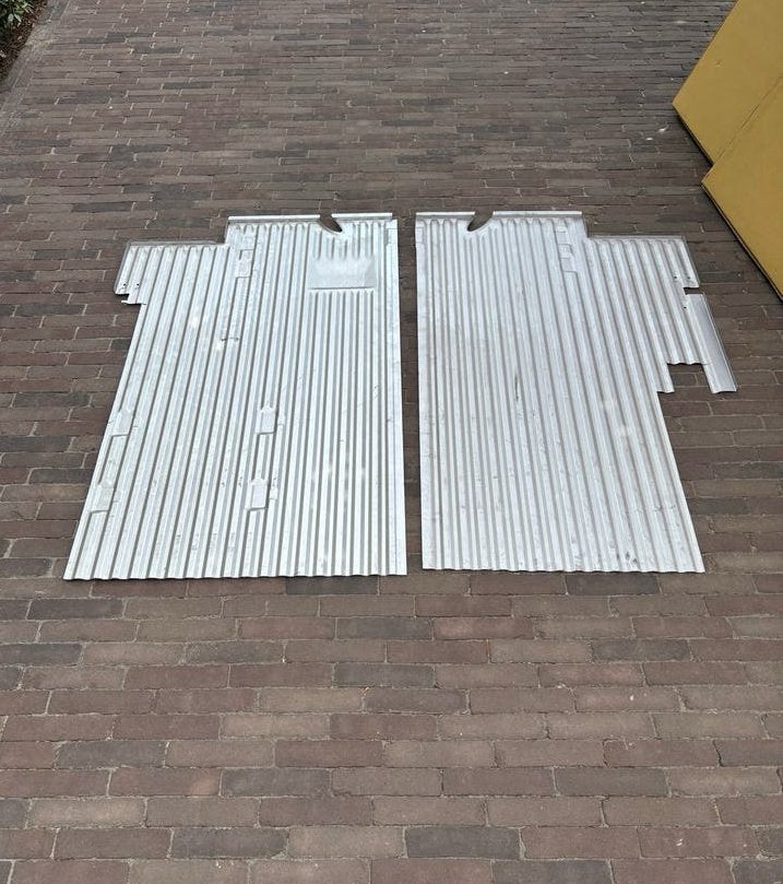Volkswagen T1 spijlbus Laadvloer set (delen eruit geslepen), Ophalen, Nieuw, Achter, Volkswagen