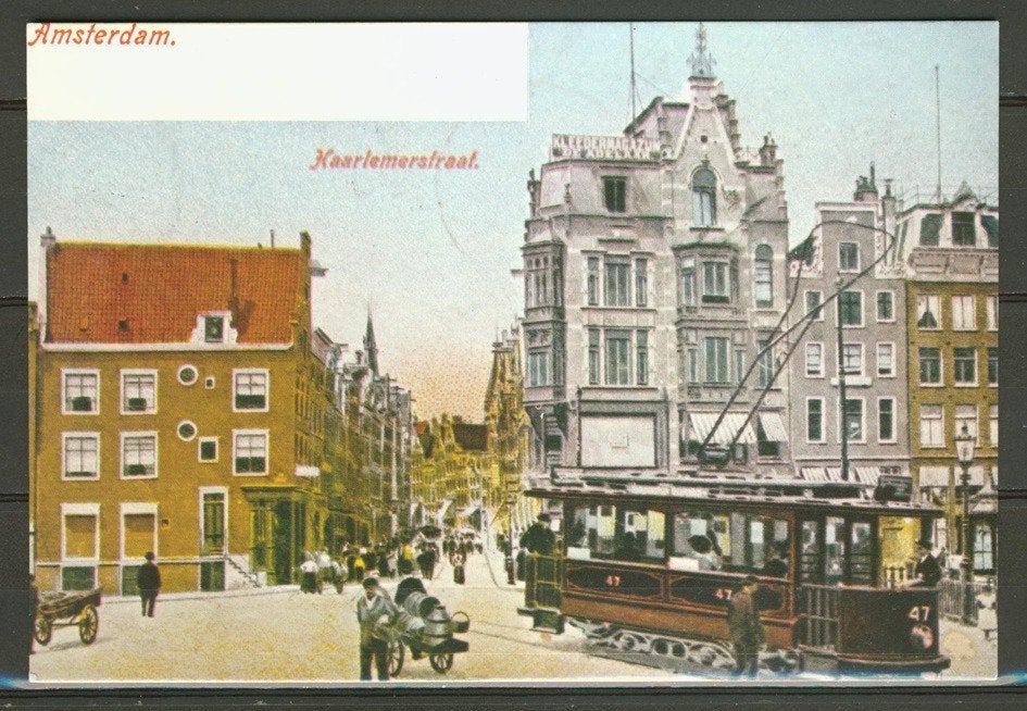 Amsterdam Haarlemerstraat Mooie Oude Ansichtkaart a-78a jdu, Verzamelen, Ophalen of Verzenden, 1960 tot 1980, Ongelopen, Noord-Brabant