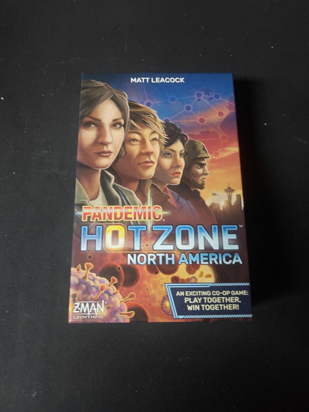 Pandemic Hot Zone: North America - Coöperatief Bordspel, Hobby en Vrije tijd, Een of twee spelers, Ophalen of Verzenden, Zo goed als nieuw
