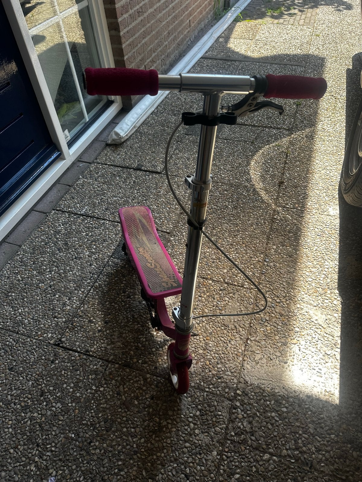 Roze space scooter voor kinderen - Gebruikt, Ophalen, Gebruikt, Overige typen