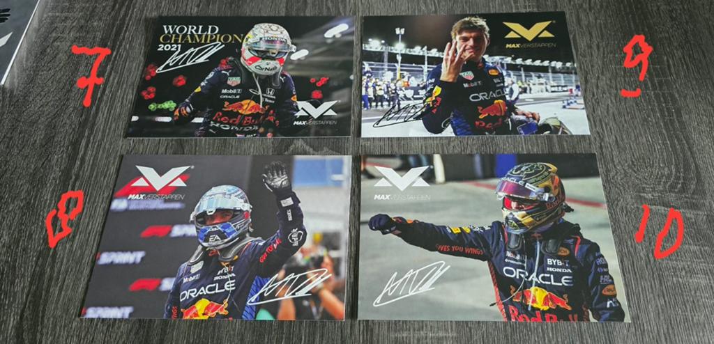 Diverse Max Verstappen fotokaarten - Nieuw in map, Ophalen of Verzenden, Nieuw, Formule 1