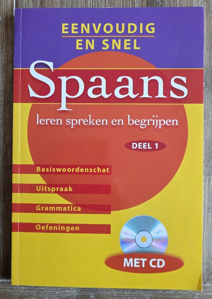 Eenvoudig en snel Spaans leren – Deel 1, Ophalen of Verzenden, Zo goed als nieuw