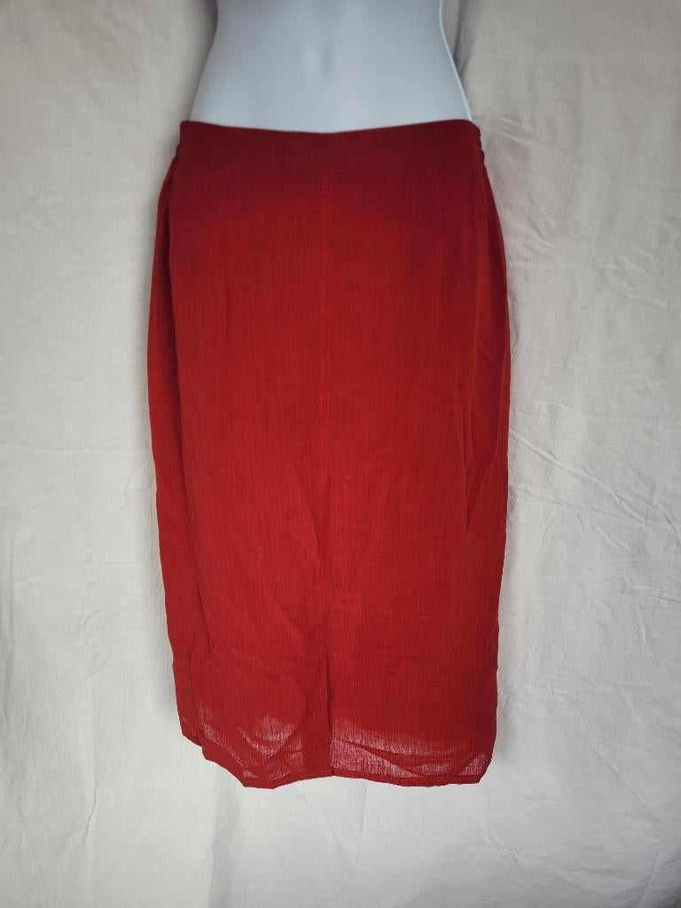 Nette donkerrode rok mt 40 merk Sandy Dress, Maat 38/40 (M), ., Ophalen of Verzenden, Zo goed als nieuw