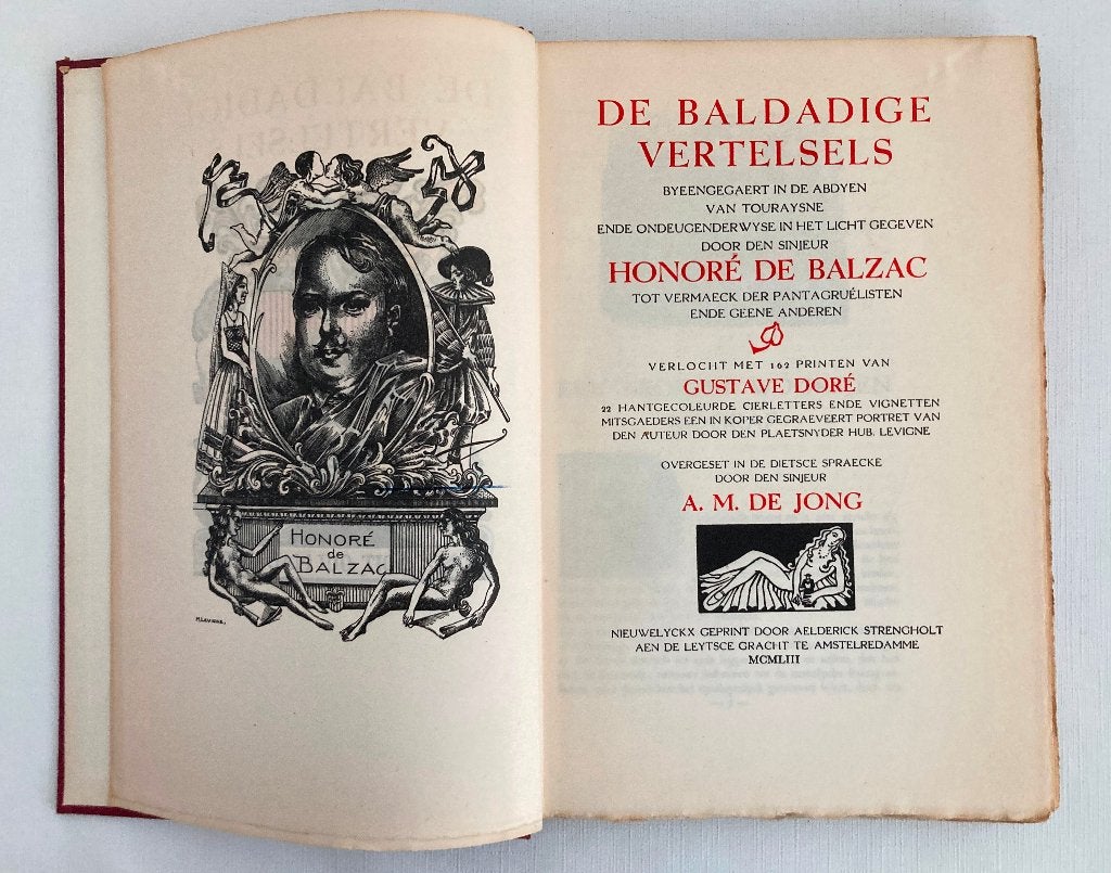 Baldadige Vertelsels door De Balzac, ill. Levigne en Doré, Verzenden, Gelezen, Honoré de Balzac, Prentenboek