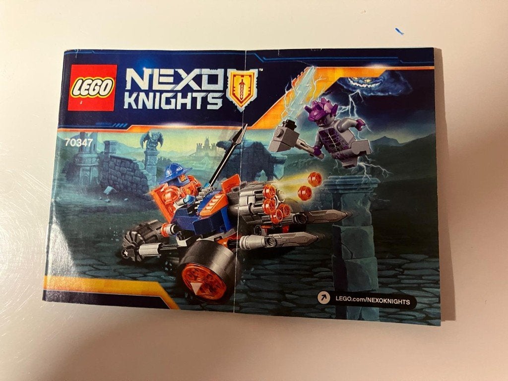 Lego Nexo Knight 70348-70347-70362, Gebruikt, Compleet, Lego, Ophalen of Verzenden