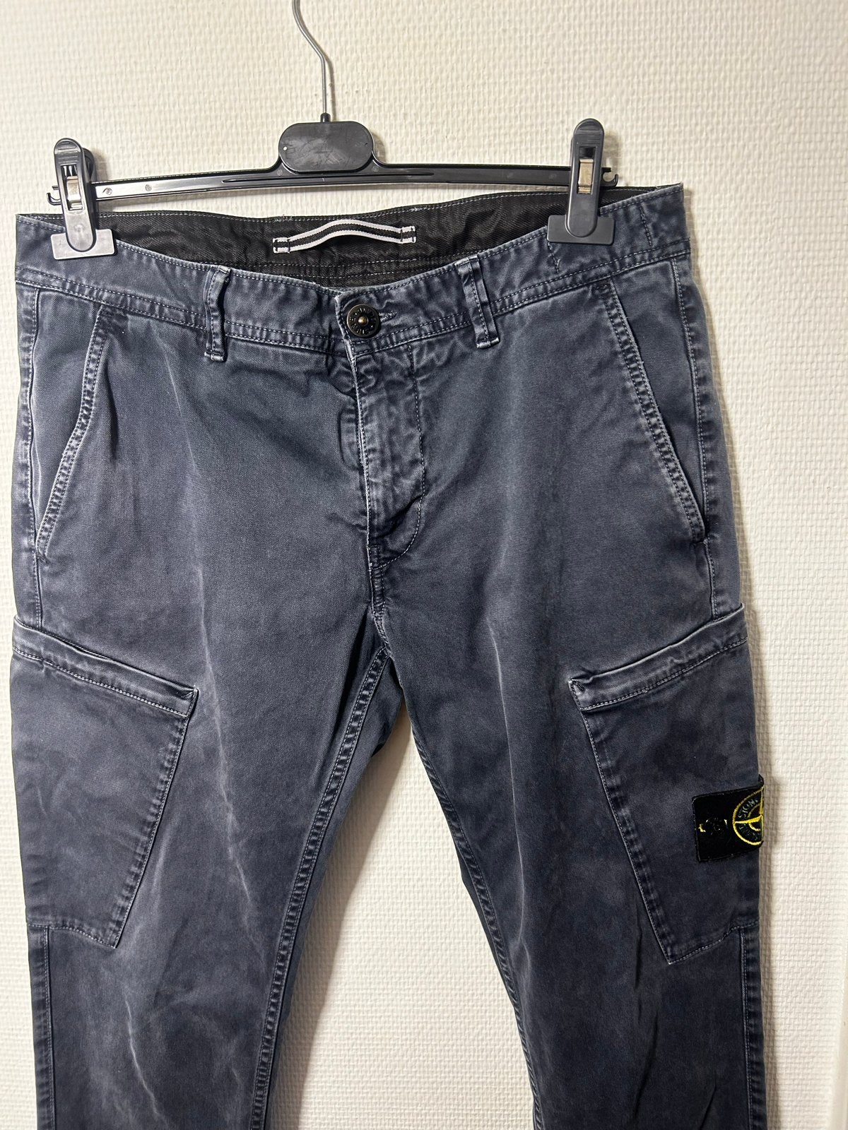 Stone Island Cargo Broek - Maat W32, Ophalen of Verzenden, Gedragen, Overige maten, Blauw