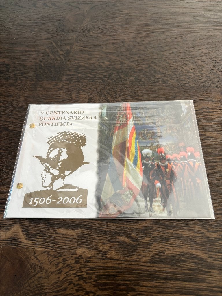 Vatican 2 Euro 2006 500 Years Swiss Guard Philatelic Numisma, Verzenden, Vaticaanstad, 2 euro, Setje