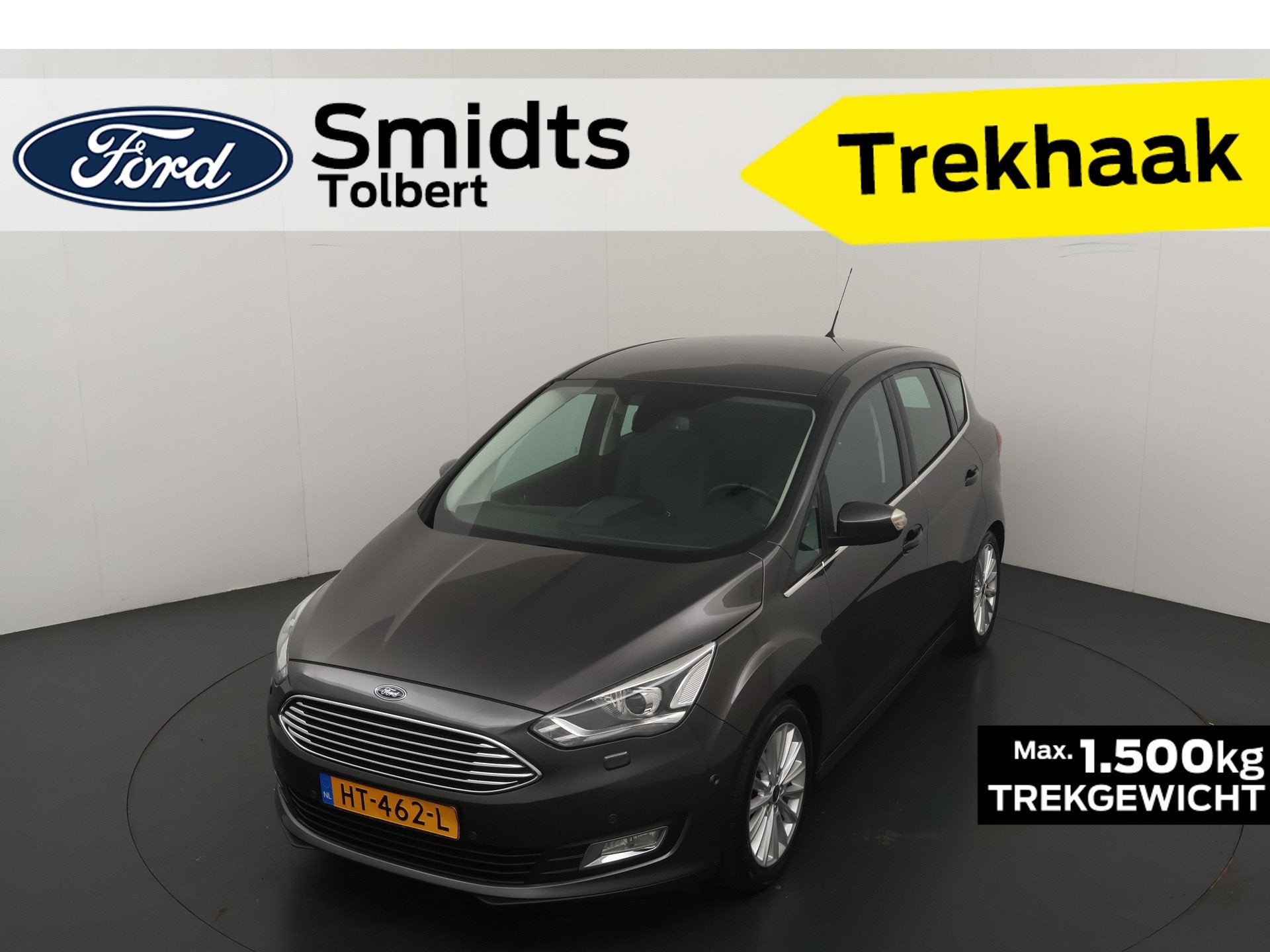 Ford C-MAX 150PK Titanium | Automaat | Trekhaak | Xenon | Pa, 4 cilinders, Automatische klimaatregeling, Origineel Nederlands
