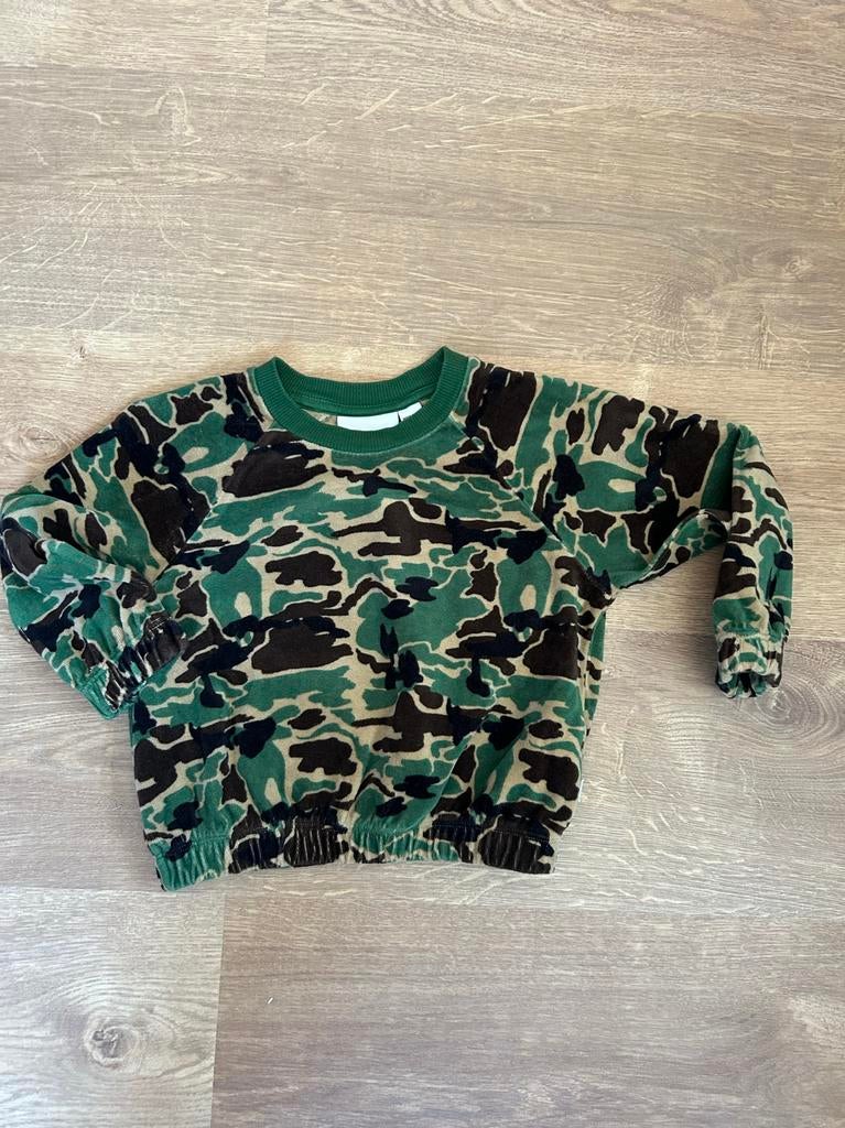 Mini Rodini camouflage trui maat 92/98, Ophalen of Verzenden, Zo goed als nieuw, Jongen of Meisje