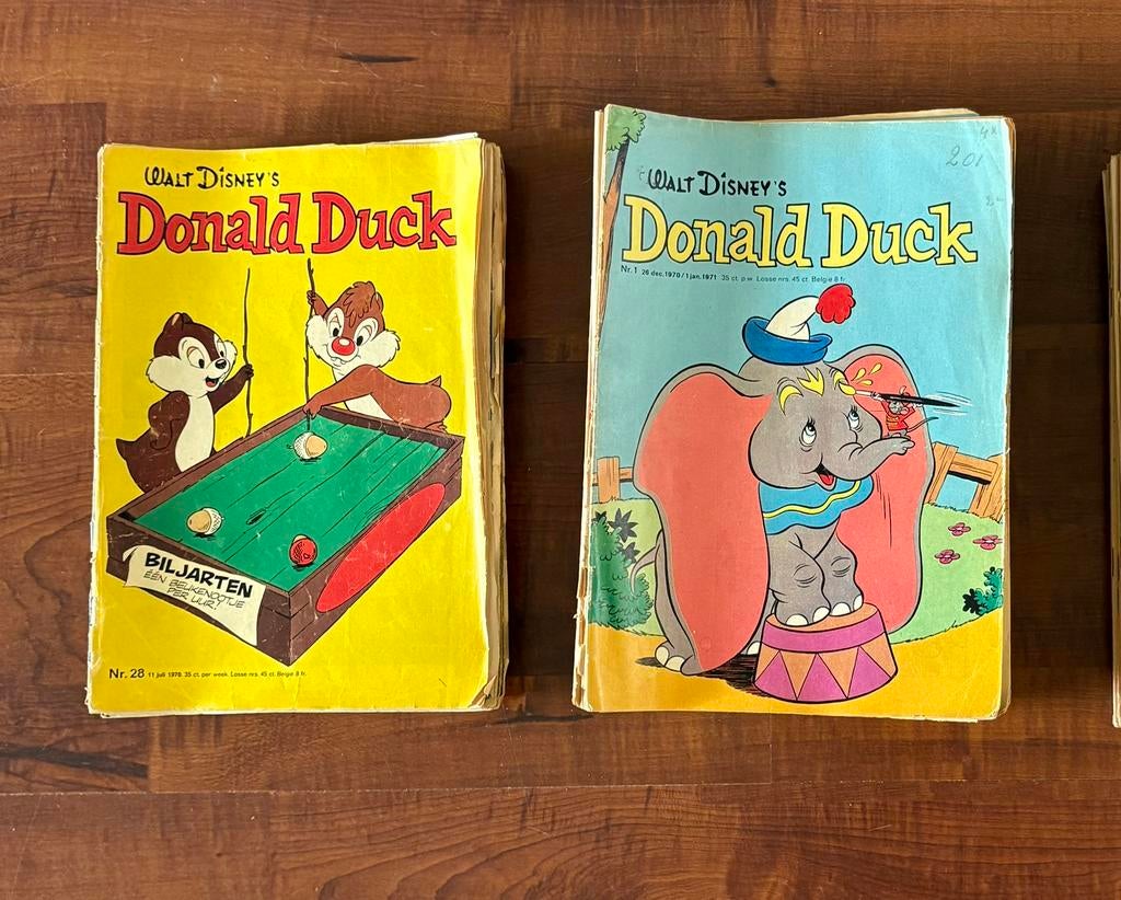 Donald Duck jaargang 1970 - 1971 - 1976 - 1977, Meerdere comics, Ophalen of Verzenden, Gelezen, Europa