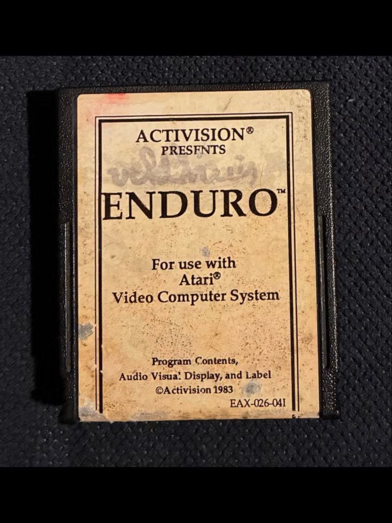 Atari 2600 Enduro, Spelcomputers en Games, Games | Atari, Gebruikt, Atari 2600, Racen en Vliegen, 1 speler, Vanaf 7 jaar, Verzenden
