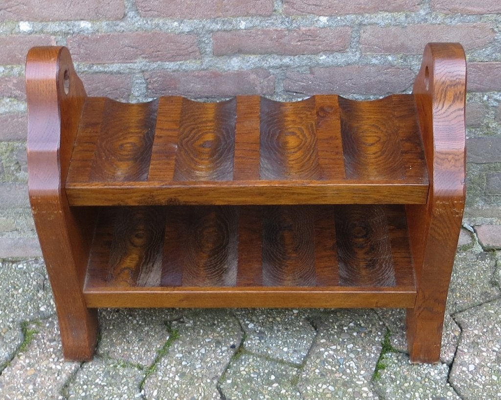 Wijnrek hard houten voor 8 flessen in nieuwstaat, Huis en Inrichting, Ophalen, 5 tot 15 flessen, Zo goed als nieuw, 5 – 50