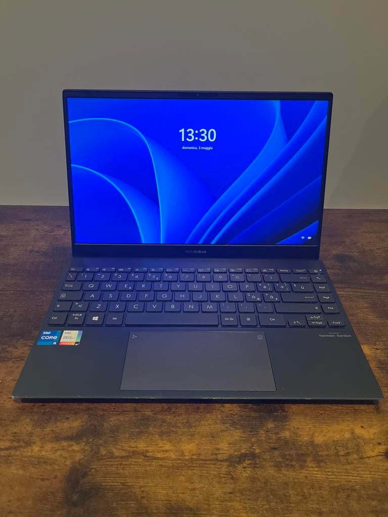 Asus Zenbook (UX325E) - Gebruikt, Alleen Laptop, Computers en Software, Windows Laptops, Gebruikt, 2 tot 3 Ghz, Qwerty, 13 inch