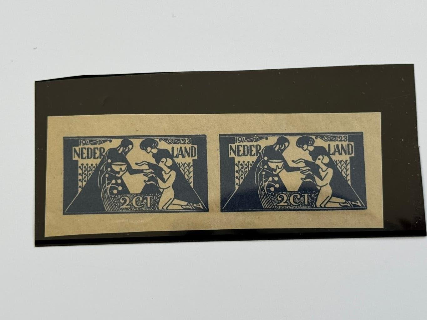 Paartje proefdrukken TOOROPzegels, Postzegels en Munten, Ophalen of Verzenden, T/m 1940