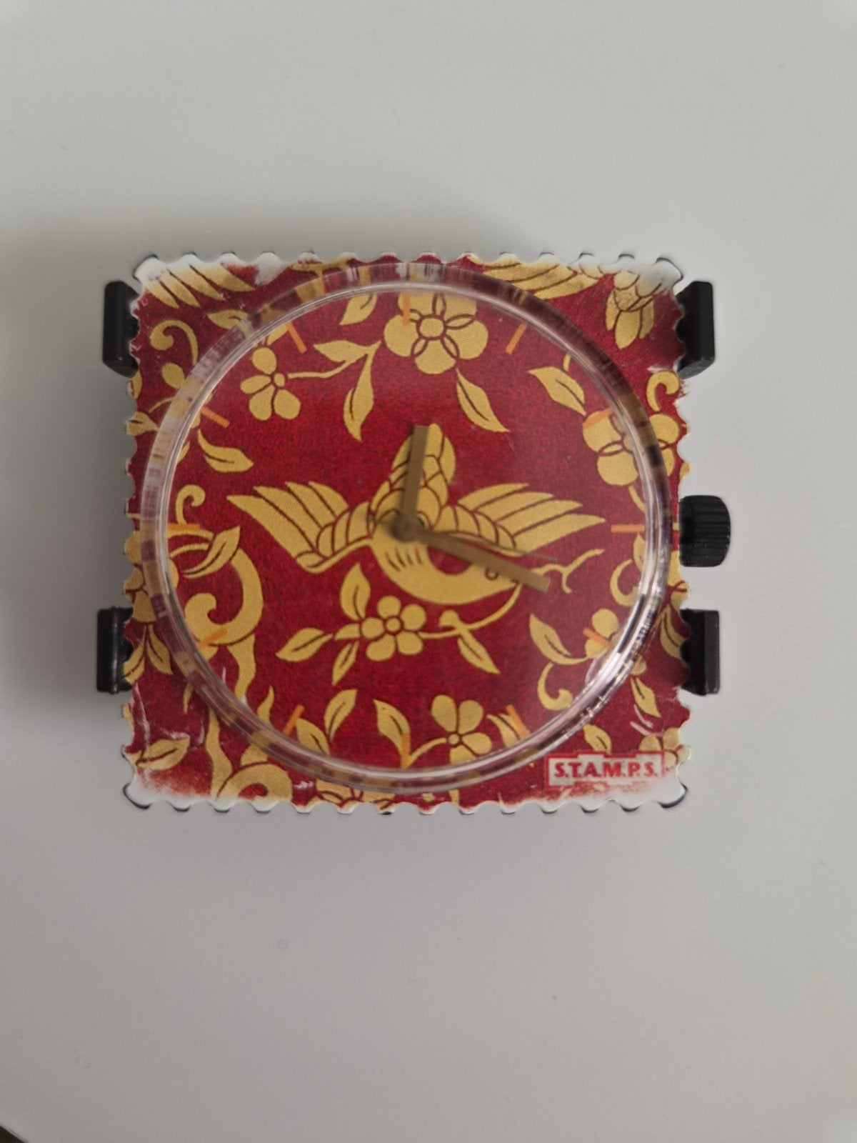 Stamps horloge met vogelmotief, Ophalen of Verzenden