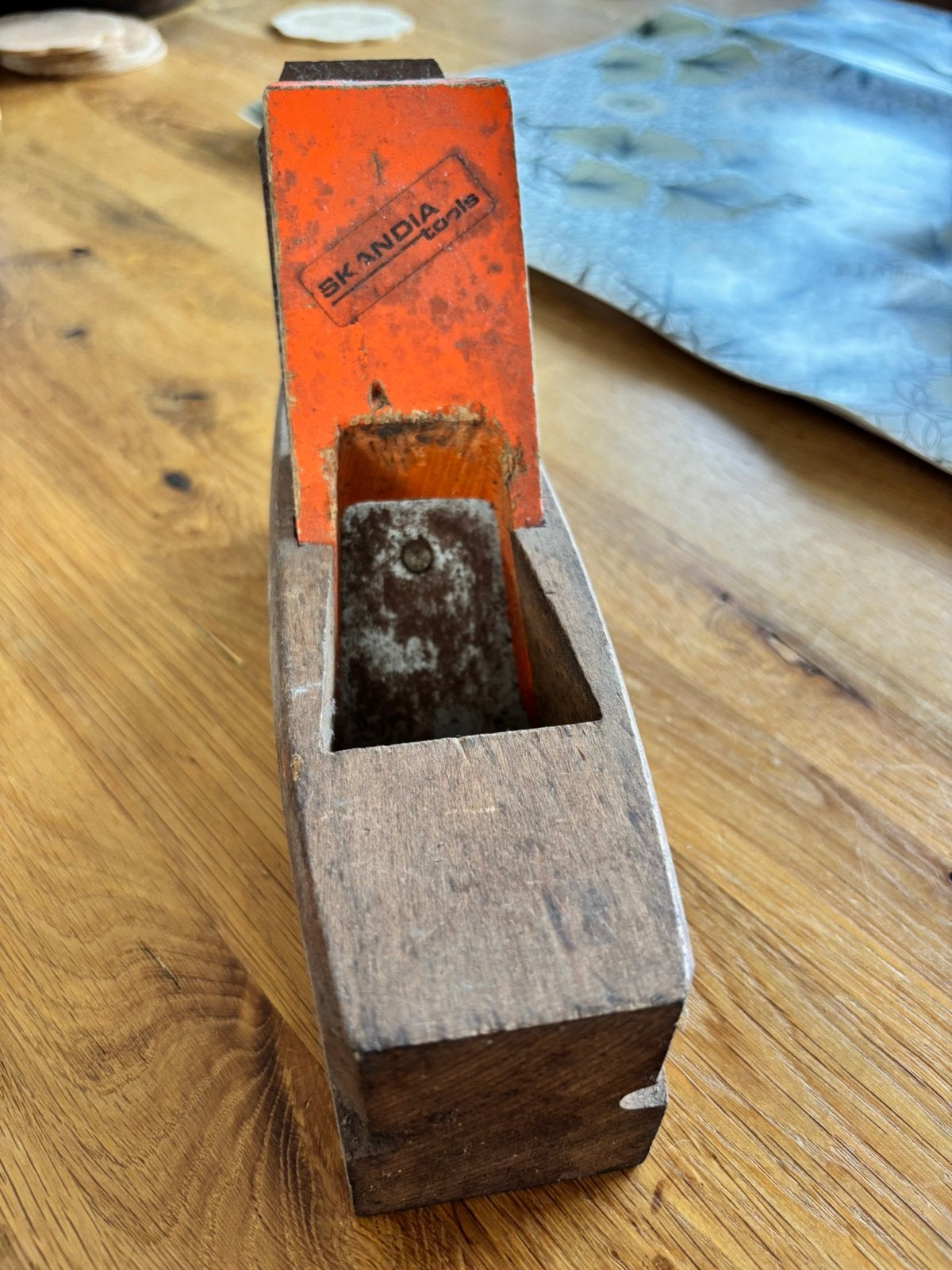 Skandia houten schaaf VINTAGE, Antiek en Kunst, Ophalen