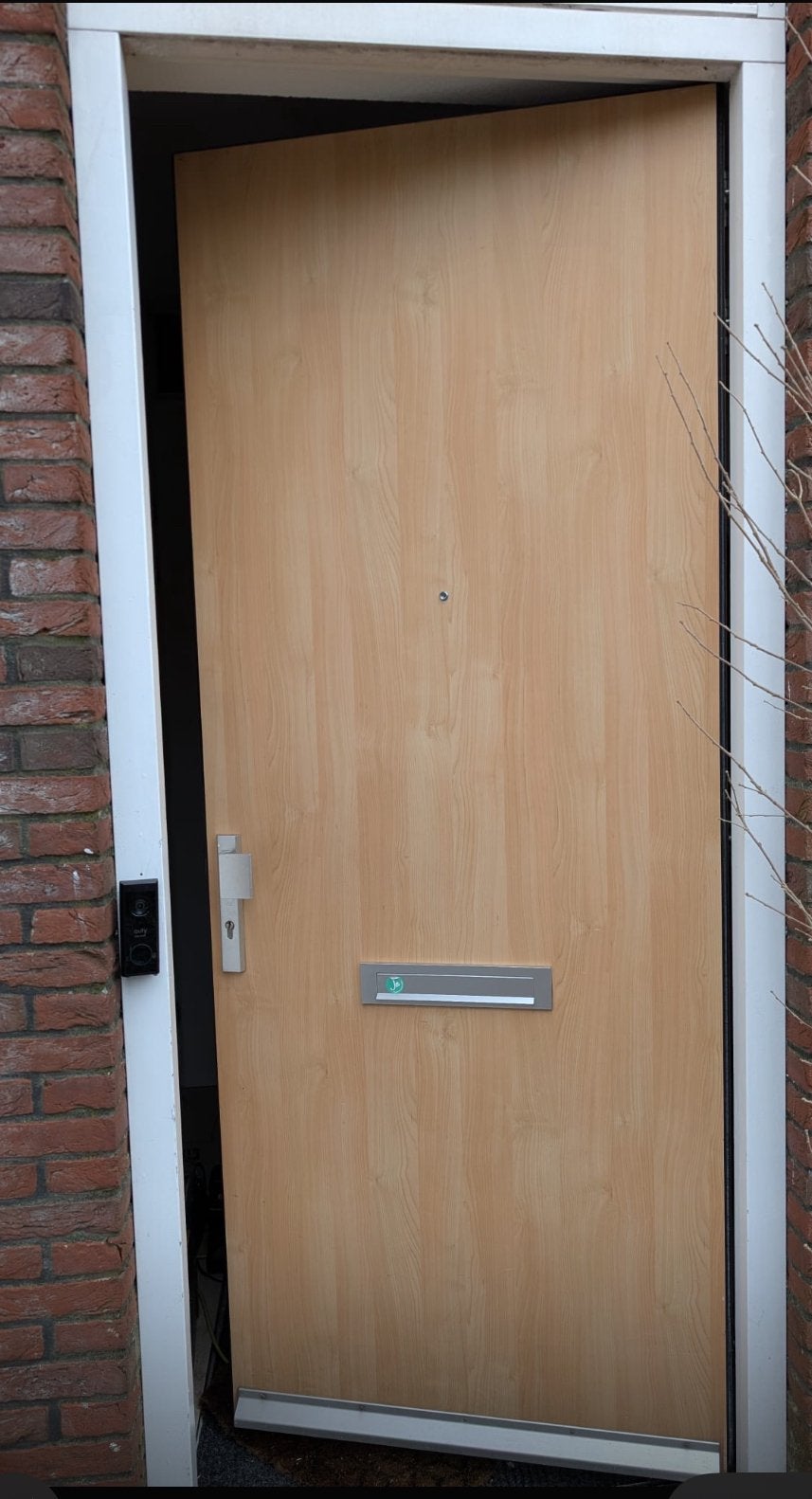 Buitendeur te koop, Ophalen, Gebruikt, 80 tot 100 cm, 215 cm of meer
