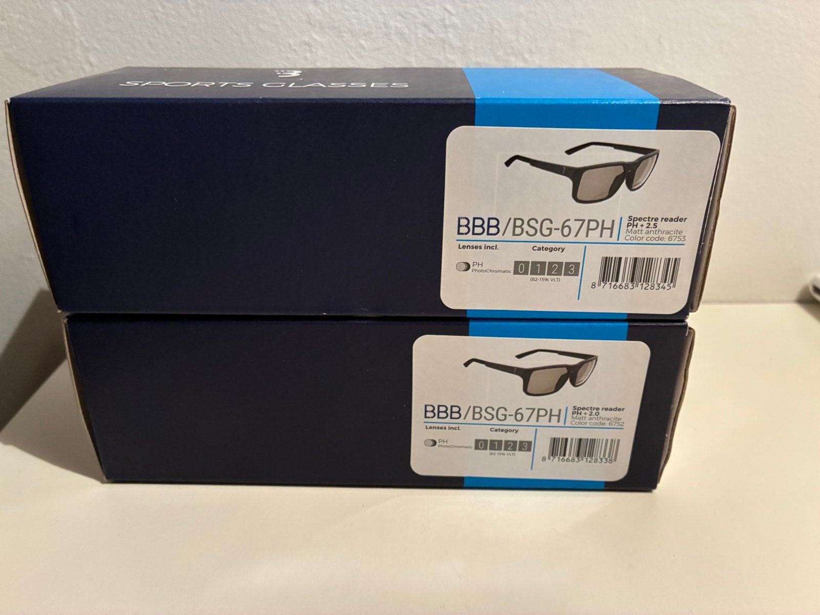 Bbb BSG 67 PH Spectre Reader 2.0 en 2.5 sportbril nieuw, Ophalen of Verzenden, Zo goed als nieuw, Overige typen