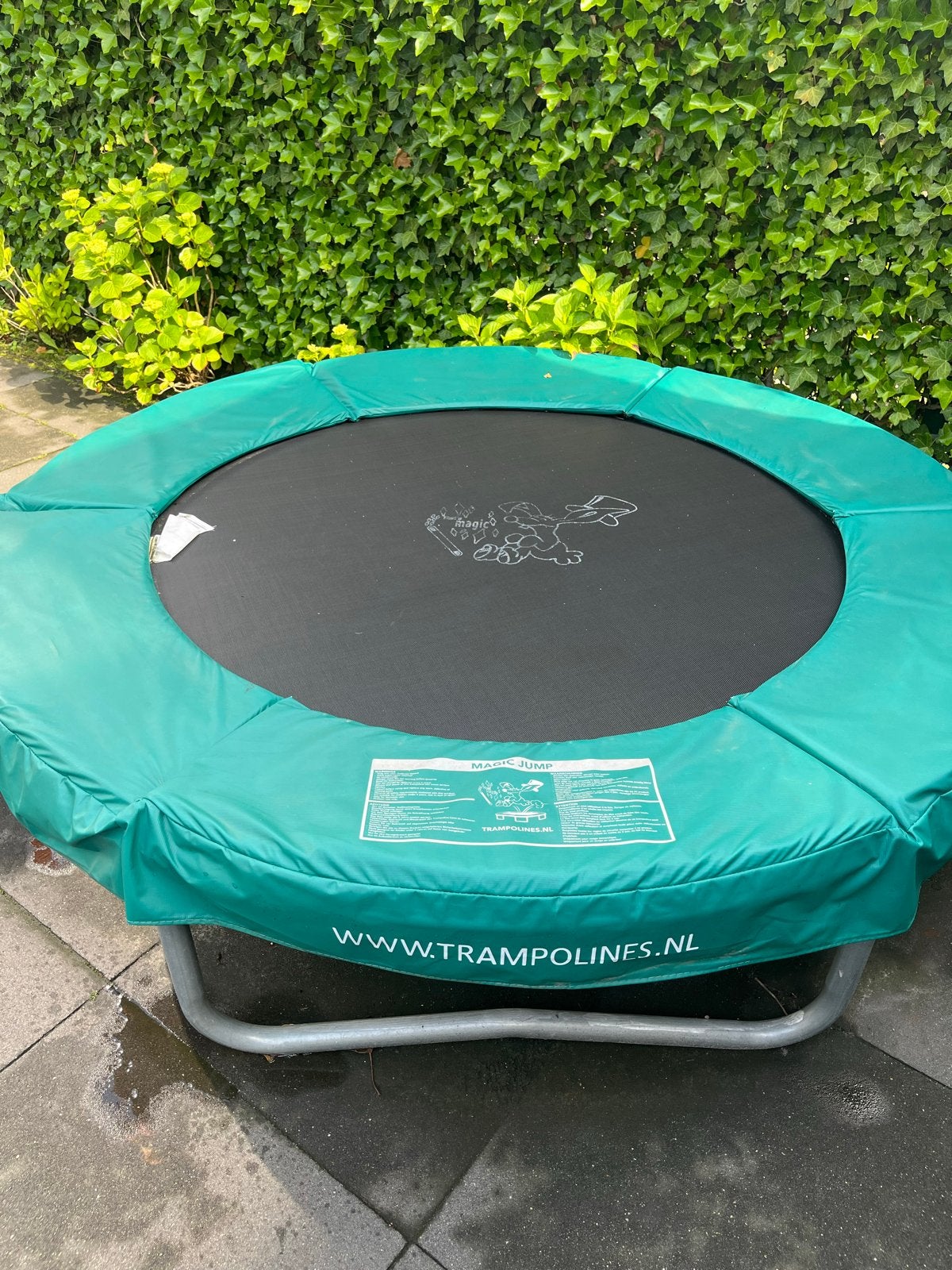 Trampoline met nieuwe springmat en veren doorsnee 180 cm, Kinderen en Baby's, Speelgoed | Buiten | Trampolines, Ophalen, Zo goed als nieuw