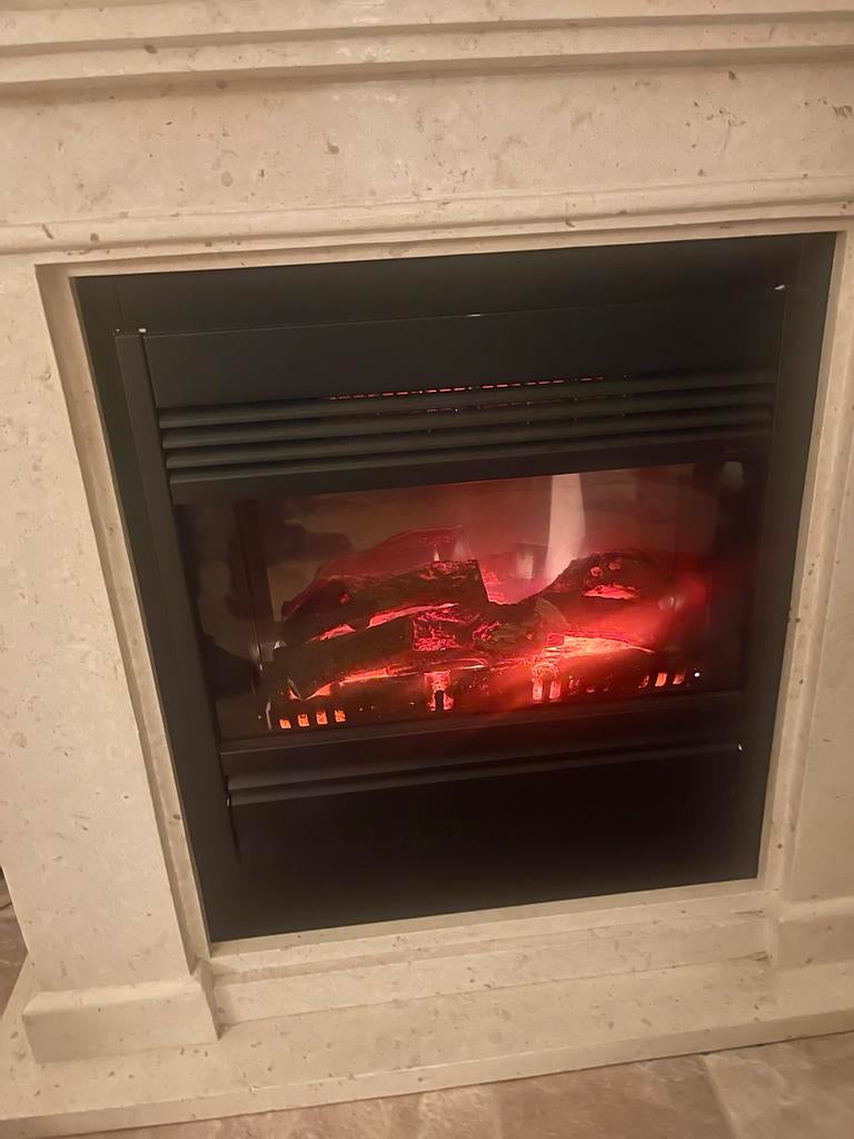 Nu of nooit Elektrische schouwhaard verwarming, Ophalen, Gebruikt, Vrijstaande haard, Elektrische haard