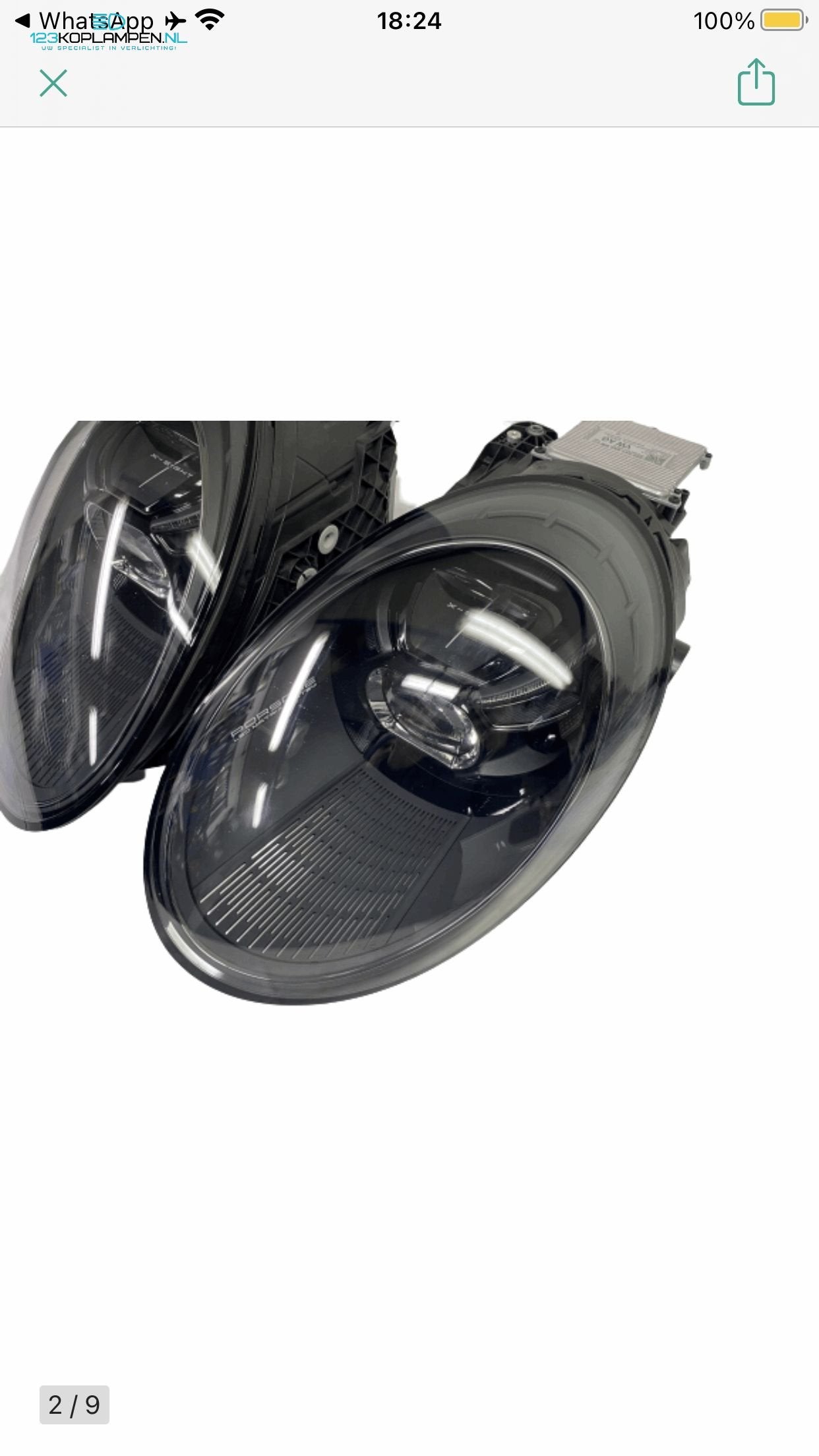 Porsche 992 Carrera Matrix LED koplamp koplampen links recht, Gebruikt, -, -, Ophalen of Verzenden