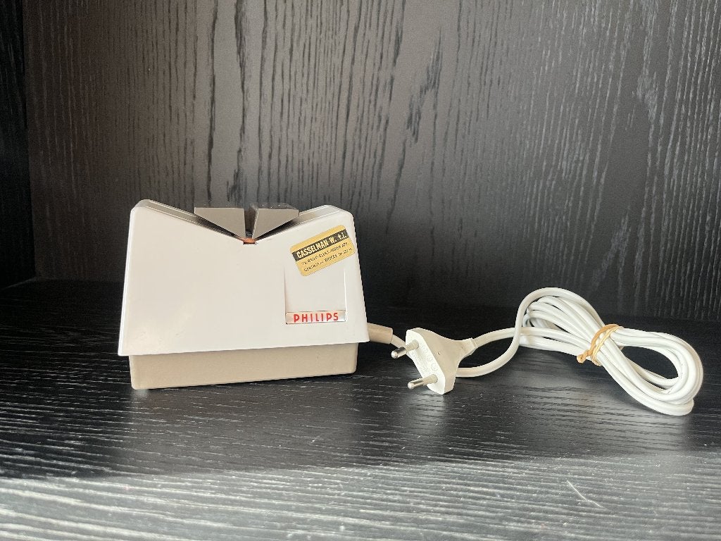 vintage Philips elektrische messenslijper, model HM 3660 S, Beige, Gebruikt, Ophalen of Verzenden, Snijmachine