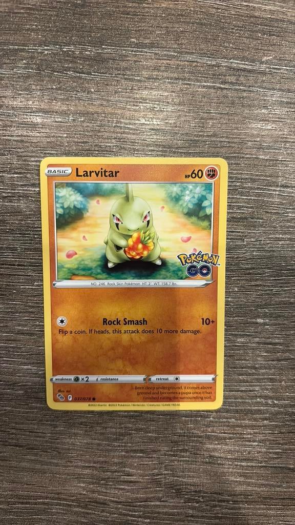 PGO Larvitar 037/078, Ophalen of Verzenden, Zo goed als nieuw