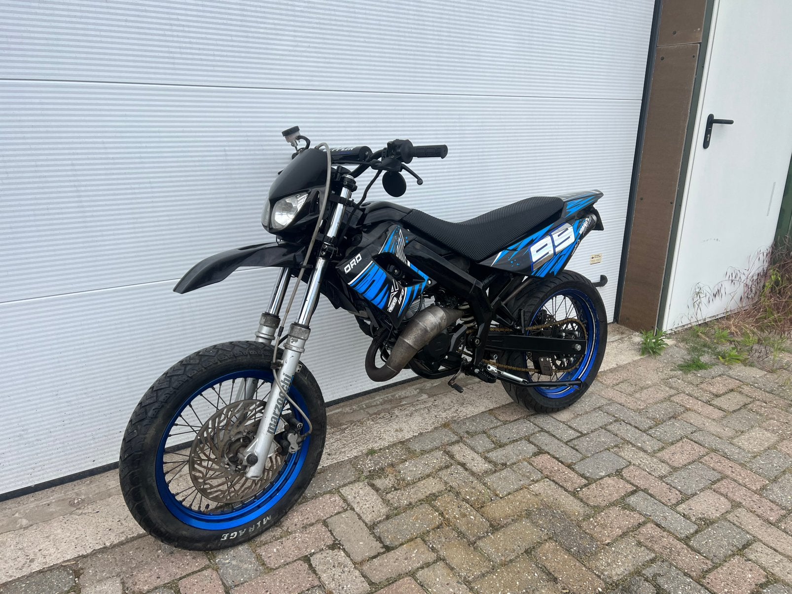Derbi drd project/schade brommer, Fietsen en Brommers, Brommers | Derbi, 6 versnellingen, Gebruikt, Maximaal 45 km/u, 50 cc