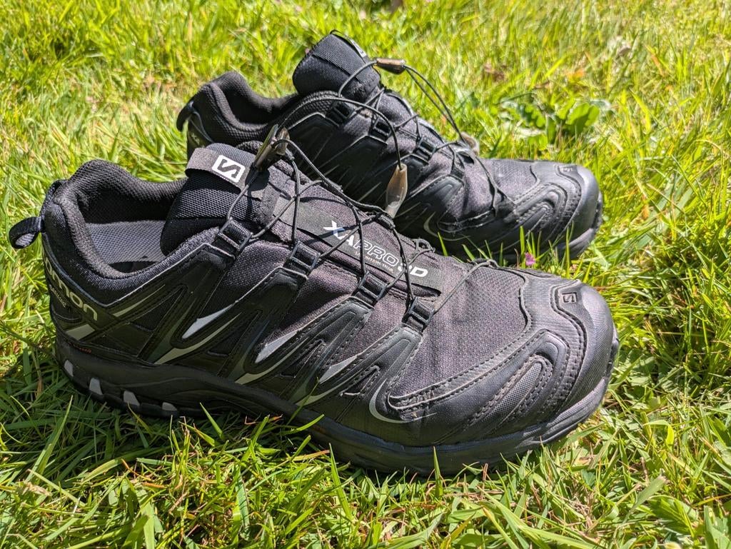 Salomon XA Pro 3d gtx, z.g.a.n. 44,5, Zwart, Ophalen of Verzenden, Zo goed als nieuw, Salomon