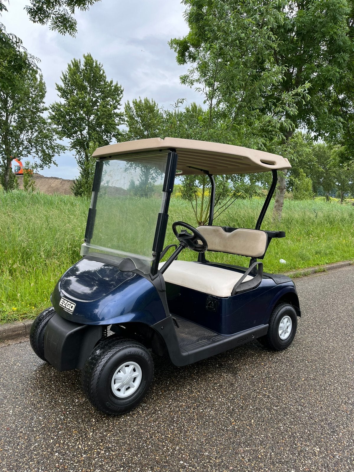 Electrische golfkar met splinternieuwe accupakket , topstaat, Ophalen, Zo goed als nieuw, Golfkar