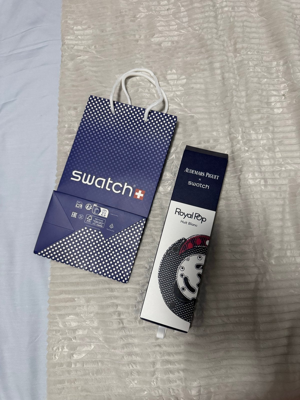 Swatch x Audemars Piguet Royal Pop Horloge, Kunststof, Polshorloge, Swatch, Nieuw
