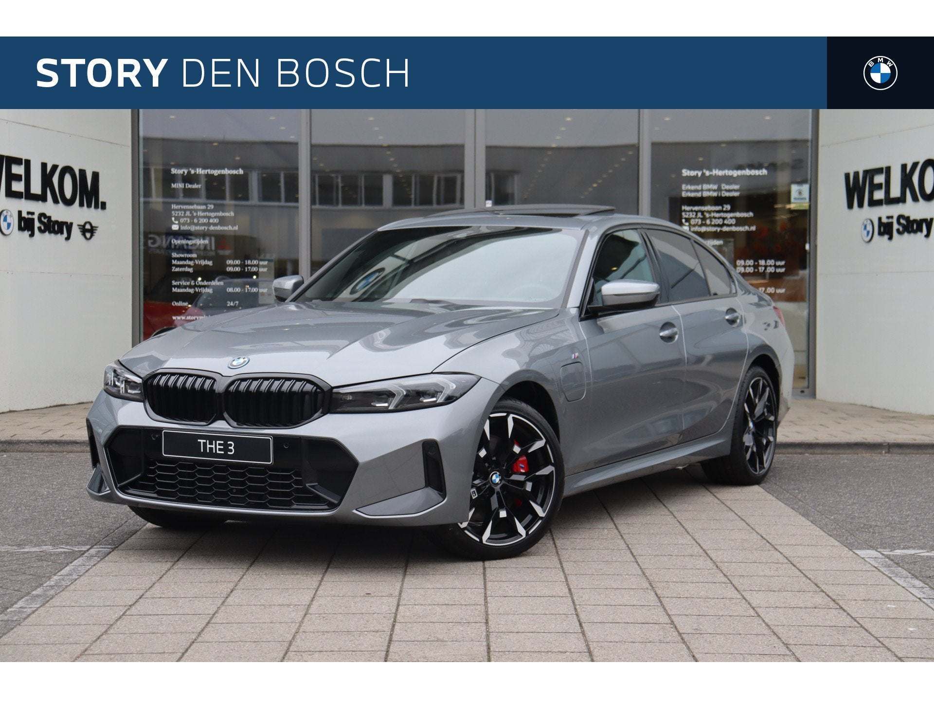 BMW 3 Serie 330e M Sport Automaat / Schuif-kanteldak / Sport, Auto's, Automaat, 1998 cc, Achterwielaandrijving, Zwart