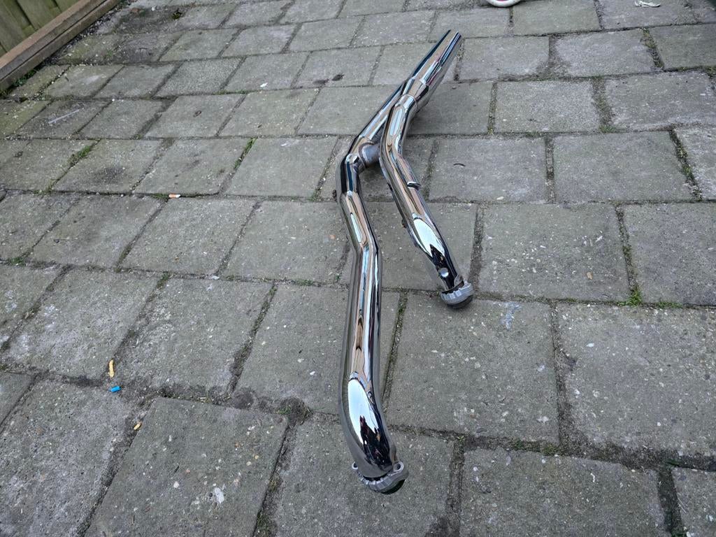 Originele uitlaat Honda VT1100 1988 - Uitgeboord, Ophalen, Gebruikt