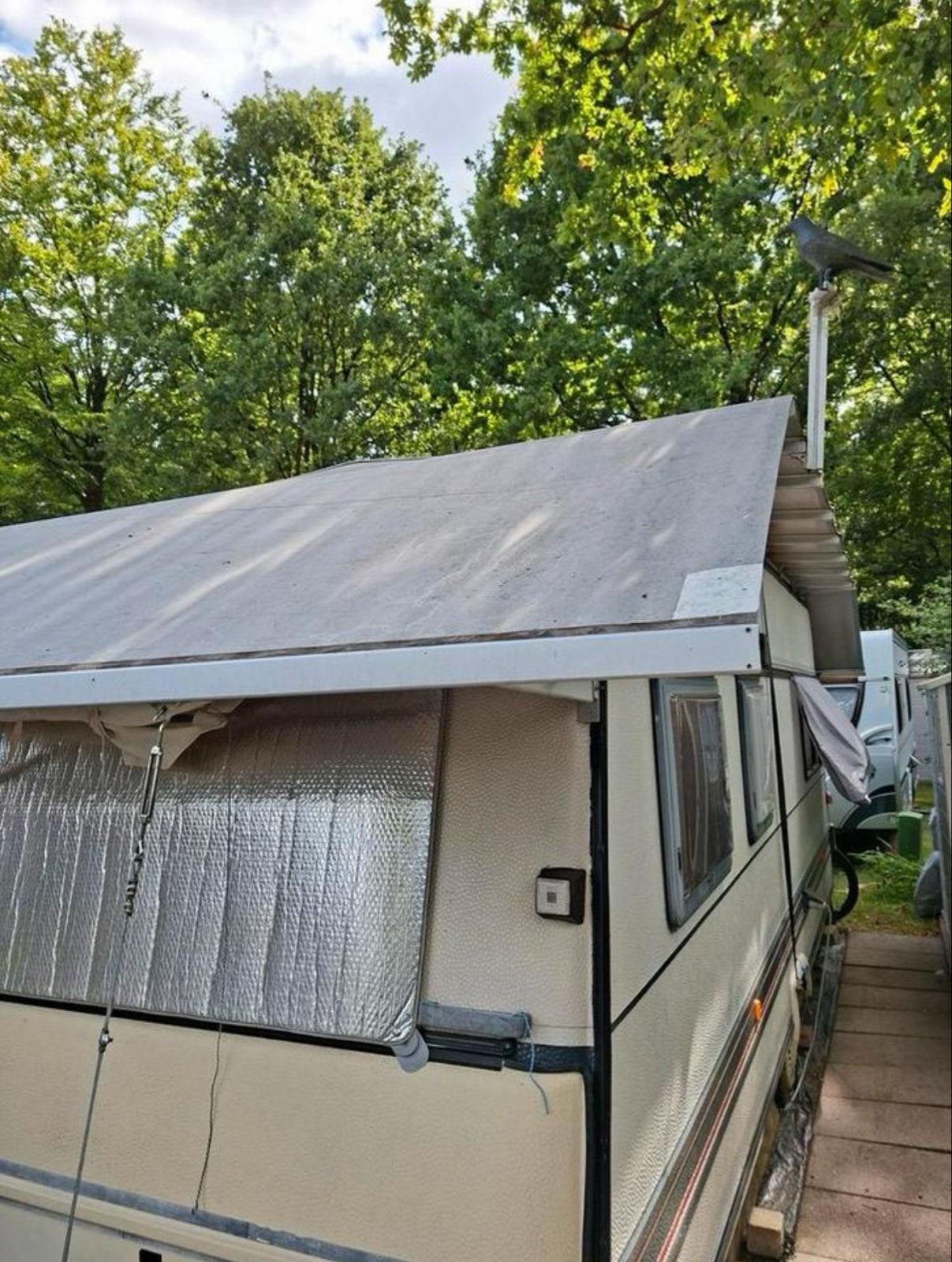 Ben-eilers winterdak voor caravan 5 tot 7 meter, Ophalen, Gebruikt