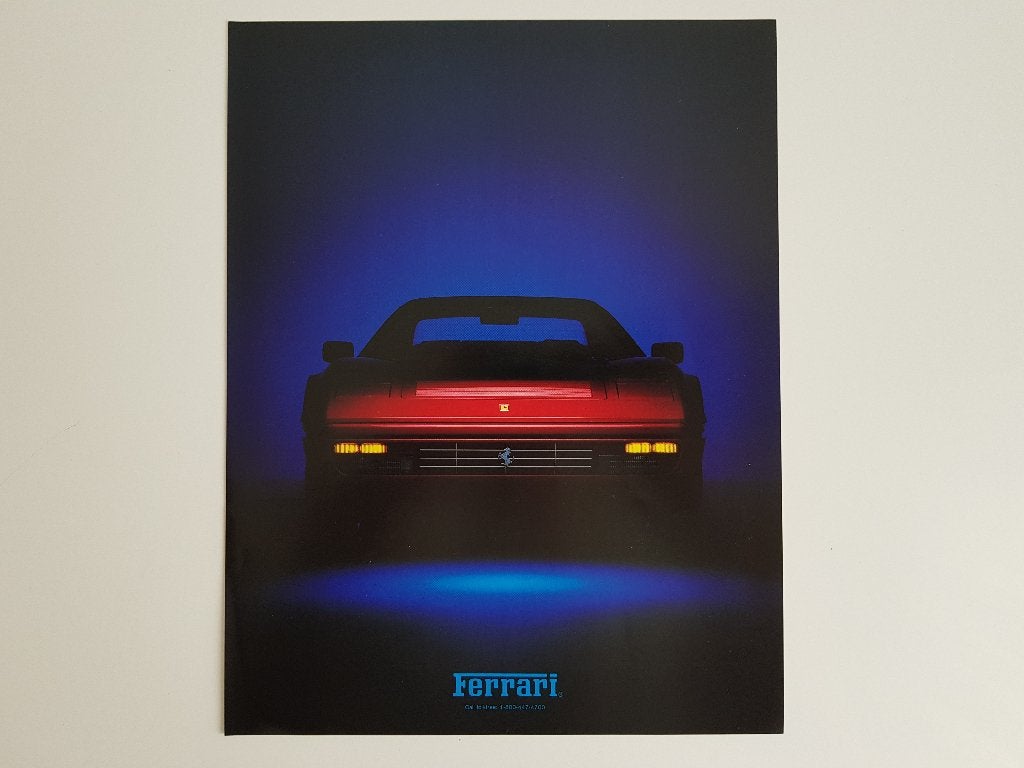 Ferrari 328 - Ferrari North America Promotiemateriaal (1986), Ophalen of Verzenden, Ferrari, Ferrari