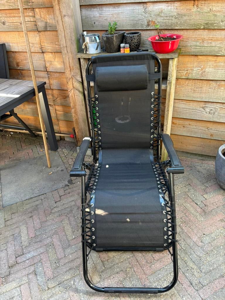 Tuin stoel, Tuin en Terras, Ligbedden, Ophalen of Verzenden, Zo goed als nieuw, Kunststof
